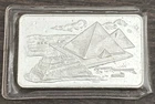 Rare 1 Oz The Pyramids Of Egypt Vintage Silver Are Bar Mount Everest Mint