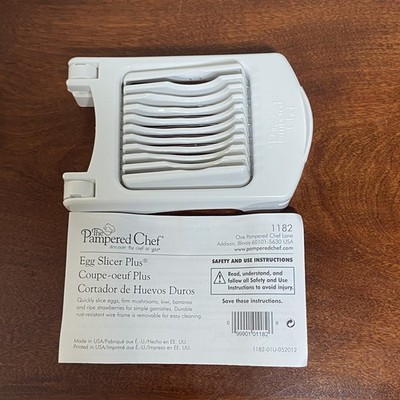 Pampered Chef Eierschneider Plus #1182 Küchenhelfer Werkzeug Brandneu