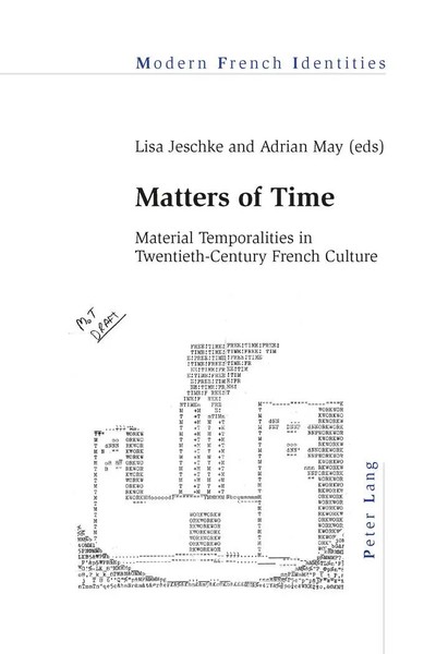 Matters Of Time | Material Temporalities In Twentieth-Century French Culture-image