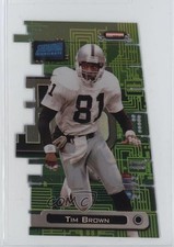 1998 Topps Stadium Club Triumvirate Luminescent Tim Brown #T5C HOF 4f5