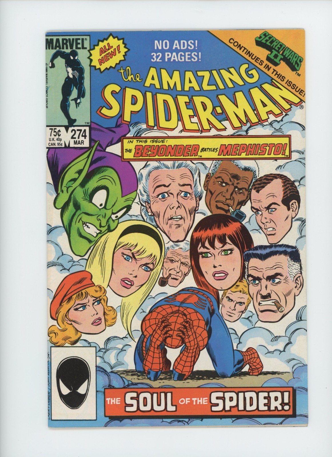 The Amazing Spider-Man #274 | Marvel March 1986
