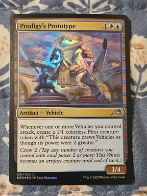 Prodigy's Prototype FOIL (231/574) Kamigawa Neon Dynasty Magic MTG