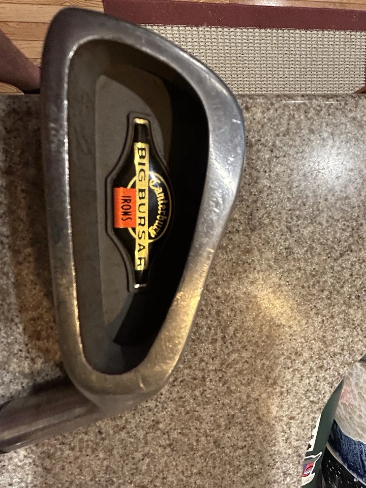 Big Bursar Iron Set. 3-9 irons Good Condition.. Right Handed.   - Image 3 of 4