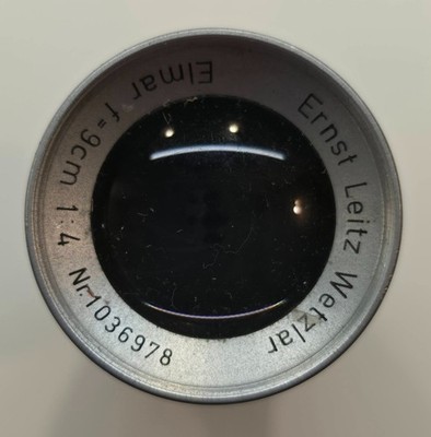 VINTAGE LENS /  LEITZ ELMAR 9 cm / 9mm F4 GERMANY  1952
