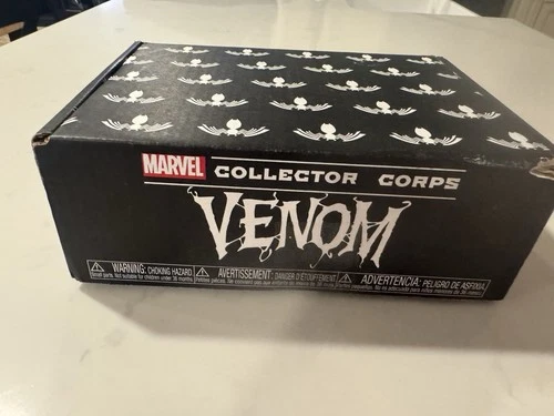 Funko Marvel Collector Corps VENOM Box 2018 Complete Set Pop #373 Shirt XL NIB