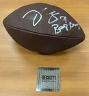 Trent Williams Signed Autographed Football San Francisco 49ers Becket COA