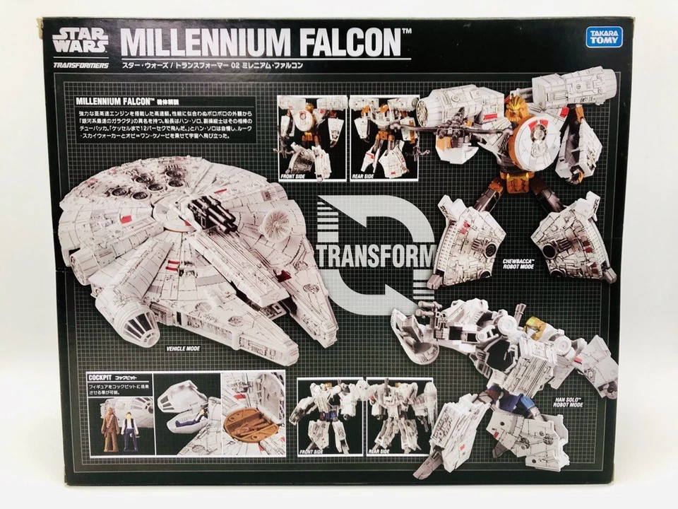 Star Wars Transformers 02 Halcón Milenario longitud completa 24 cm durante el Milenio Foto 3 de 4