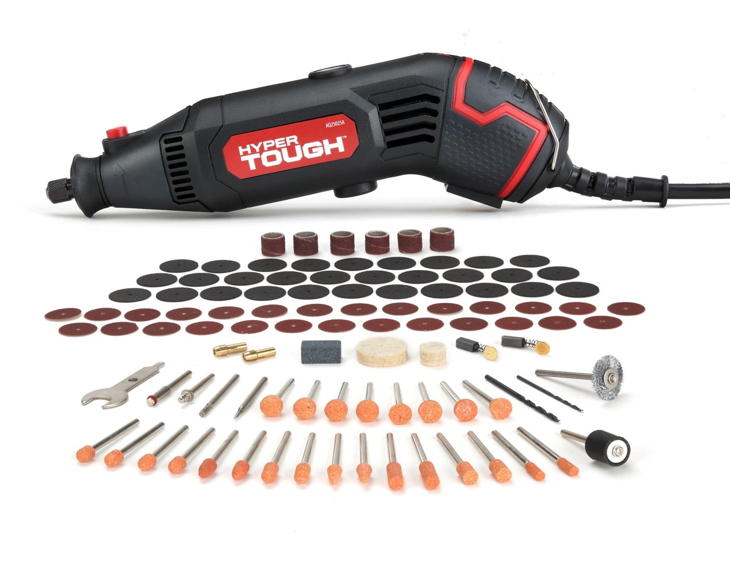 1.5 Amp Variable Speed Corded Rotary Tool Kit with 105 Accessories and Storage Case