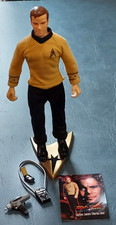 CAPTAIN JAMES T KIRK - 1994 PLAYMATES 9” STAR TREK COMMAND EDITION - Skybox card