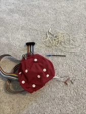 EEG cap by Electro-Cap International Medium CS2005 QEEG Neurofeedback Ear Clips!