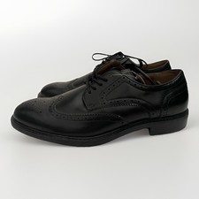 Men's Size 8.5 - George Hampton Oxfords Black Casual Dress Shoes - NWT