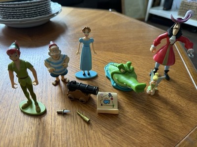 Disney Parks Exclusive Peter Pan, Wendy, Smee & Captain Hook Figur Zubehör