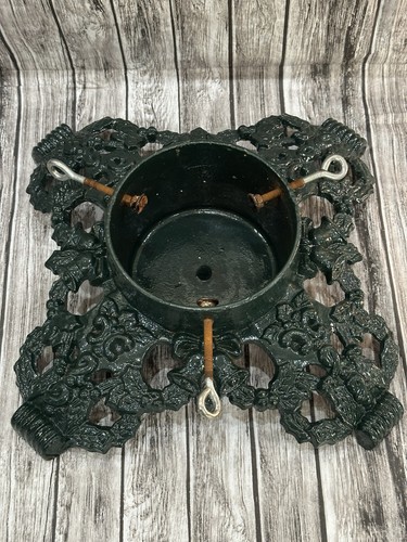 Victorian Style Cast Iron Tree Stand Heavy - Picture 3 of 9