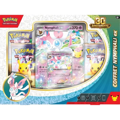 Pokemon TCG 30th Celebration Sylveon Ex Box - Brand New and Sealed French
