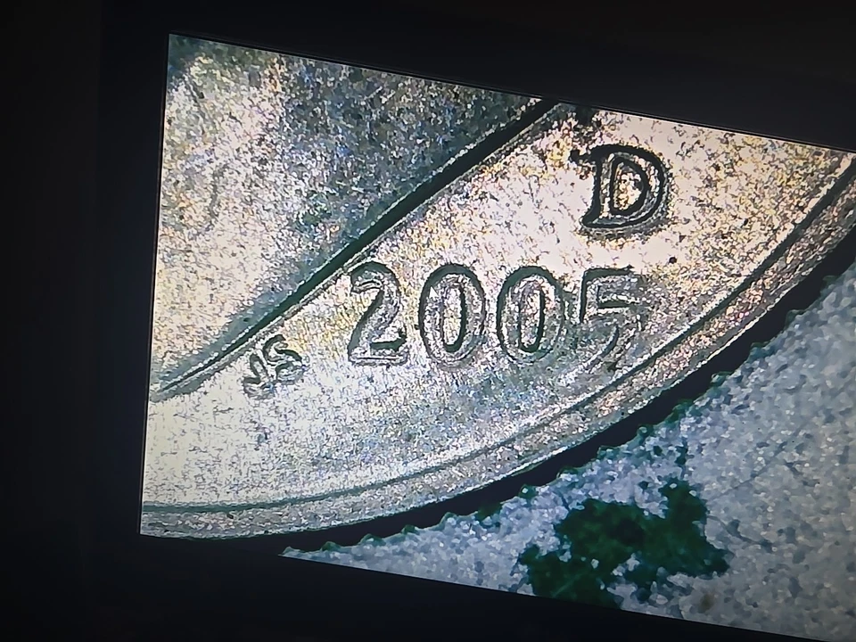 The 2005 D Doubled Die Odverse  Dime Varietie . Doubling  Can Be Seen - Image 3 of 4