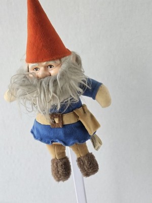 Vintage RARE Knickerbocker Gnomes Forest Gnome Troll Plush 1978 Taiwan Holiday 