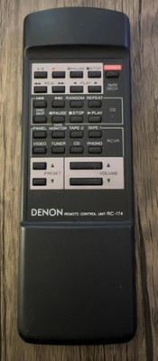 DENON RC-174 HOME RECEIVER REMOTE CONTROL DRA-365R DRA-565RD DRA