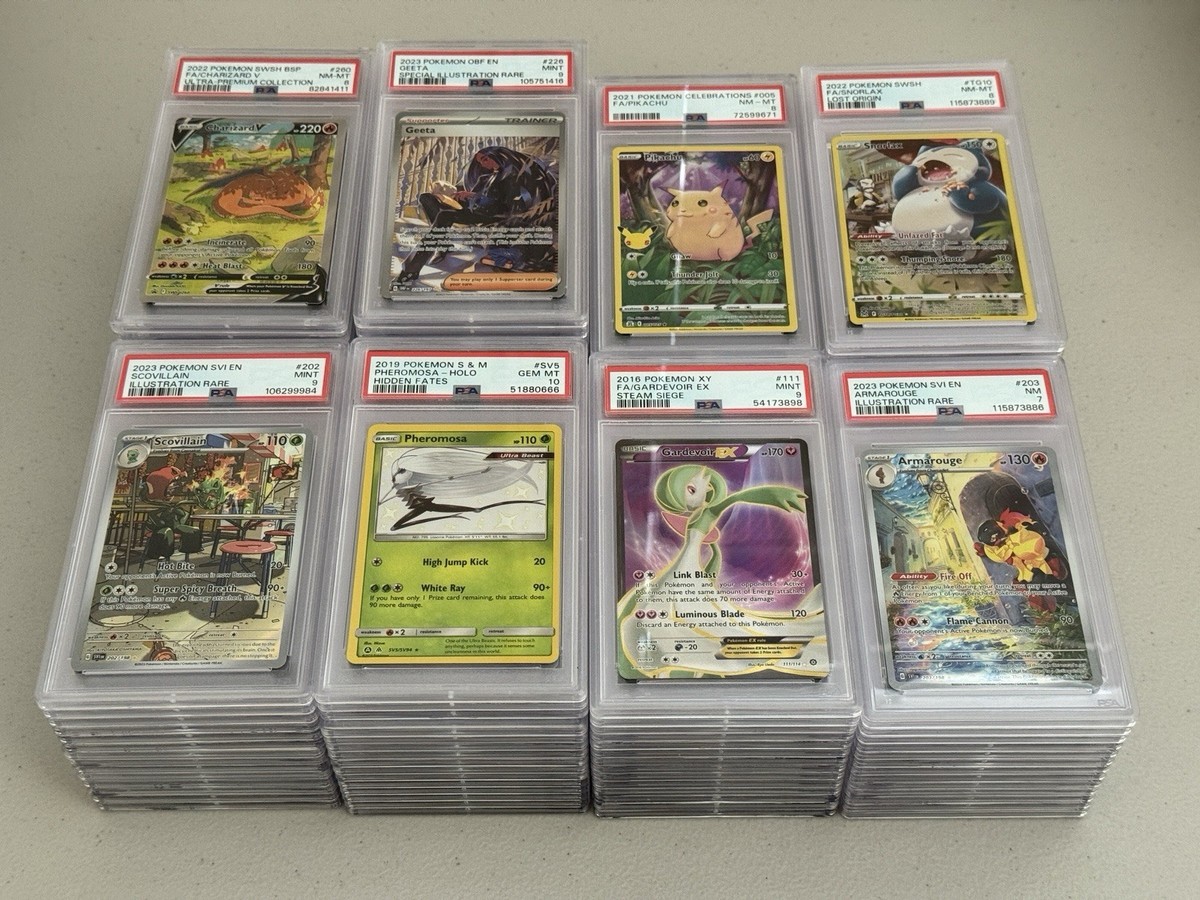 PSA10 サボ　コミパラ 10 PSA Graded Pokemon Card Slab Lot Only - Guaranteed