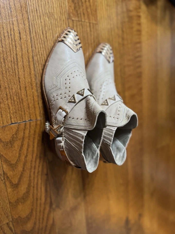 Botines Ivy Kitchener Vero Visio New York Western de cuero Foto 3 de 4