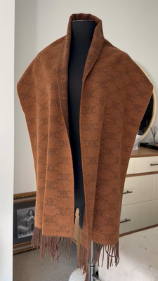 Celine Cashmere Scarf – Brown | eBay