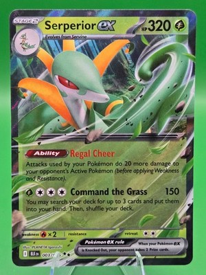 Serperior ex 003/086 Sv: Black Bolt Holo