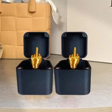 Middle Finger in a Box, Middle Finger Surprise Gift, Spoof Hand Prank Pop up Gif
