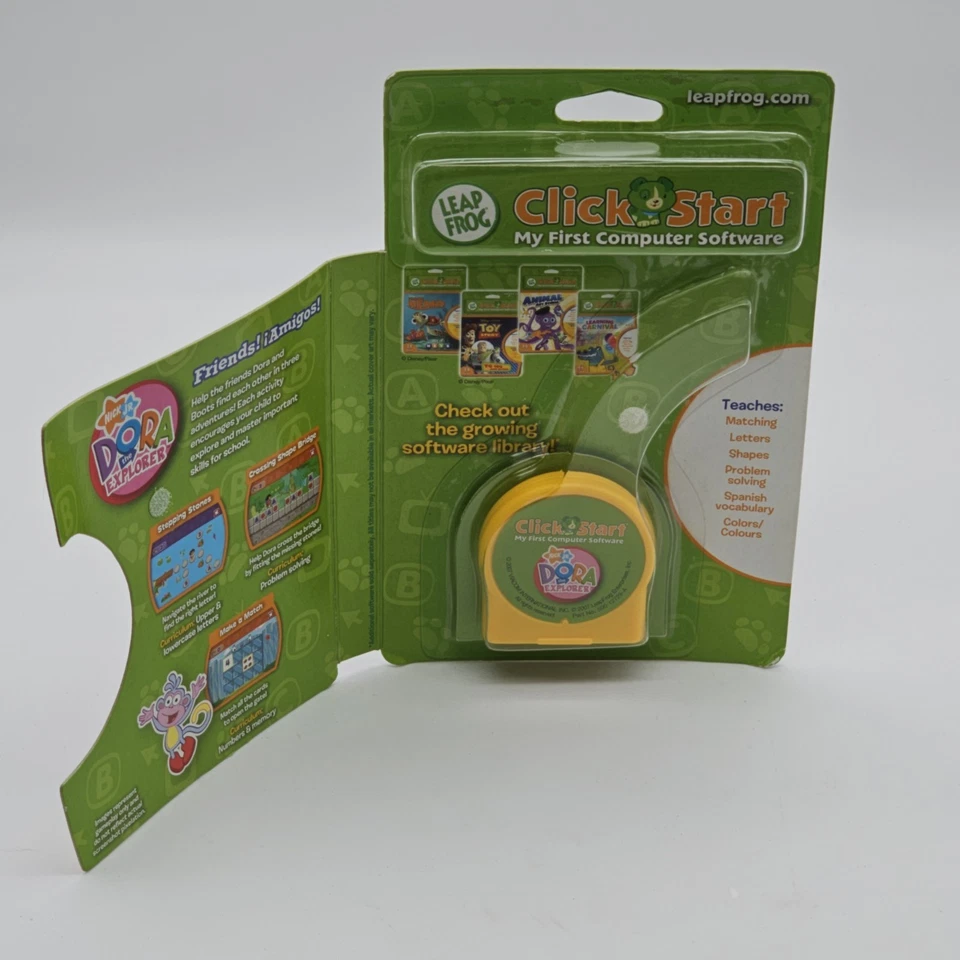 LeapFrog Click Start Dora the Explorer Friends! Amigos! Educational Game 3-6 YRS - Image 2 of 4