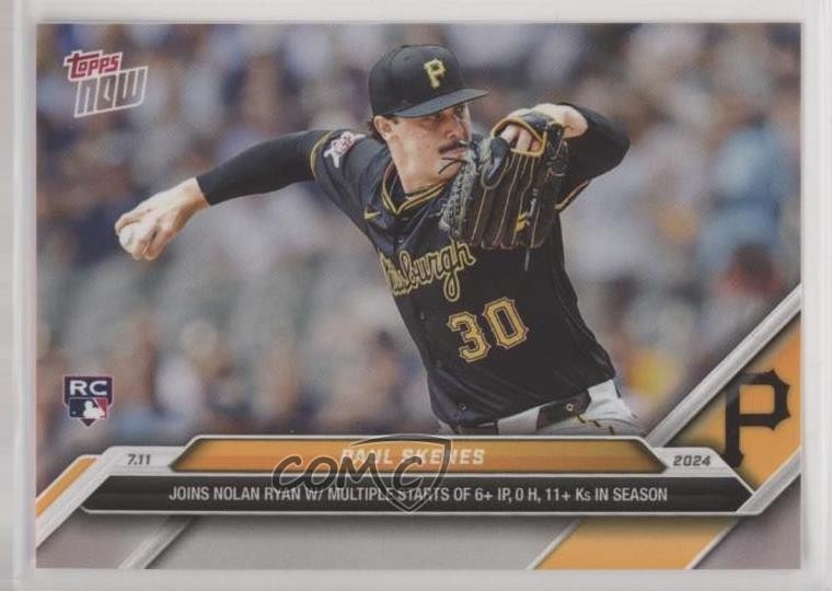 2024 Topps Now /18345 Paul Skenes #407 1i0o
