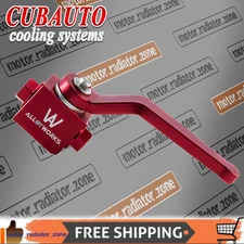 Aluminum Brake Line Lock Shut Off Valve 1/8" NPT Billet Red CUBAUTO