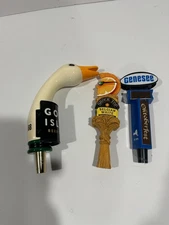 Goose Island White IPA Shock Top & Genesee Beer Tap Handle Draft Bar Top Brewing