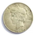 1922 D Peace Silver Dollar Circulated Ungraded Very Fine Condition