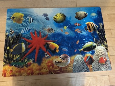 Vintage Sea Life Foam Floor Puzzle 54 Pieces Complete Ocean Animals