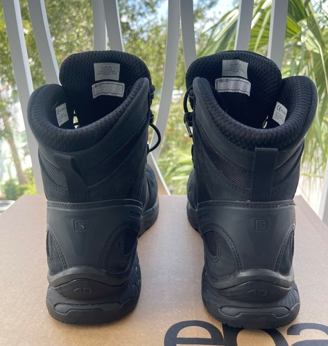 SALOMON Men’s Size 12 Quest 4D Forces 2 EN Boots 406825 Black - Picture 6 of 9