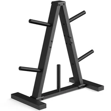 Weight Plate Rack, Weight Tree, Weight Plate Holder, 1-Inch Home Gym Storage ...