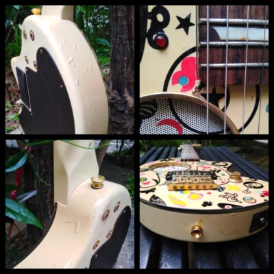 ベース FERNANDES ZO-3 Led Zeppelin III KEROKERO Fernandes Zo3 Nomad Art Rock Led Zeppelin III Jimmy Page