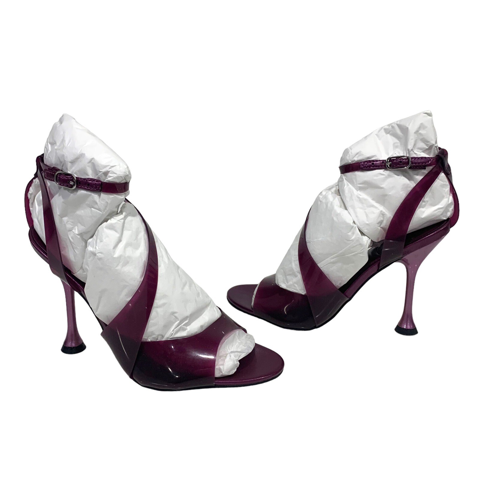 APL Marc Fisher Sandali con tacco viola Claudie punta aperta NUOVI Taglia 7