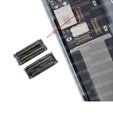 2 X for iPad 5 Air 1 touch screen FPC Connector on Board Touch Connector 34pins