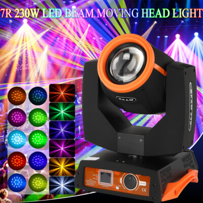 230W 7R Beam Zoom Sharpy 16+ 8Prism DMX Stage Lighting Moving Head Light Disco