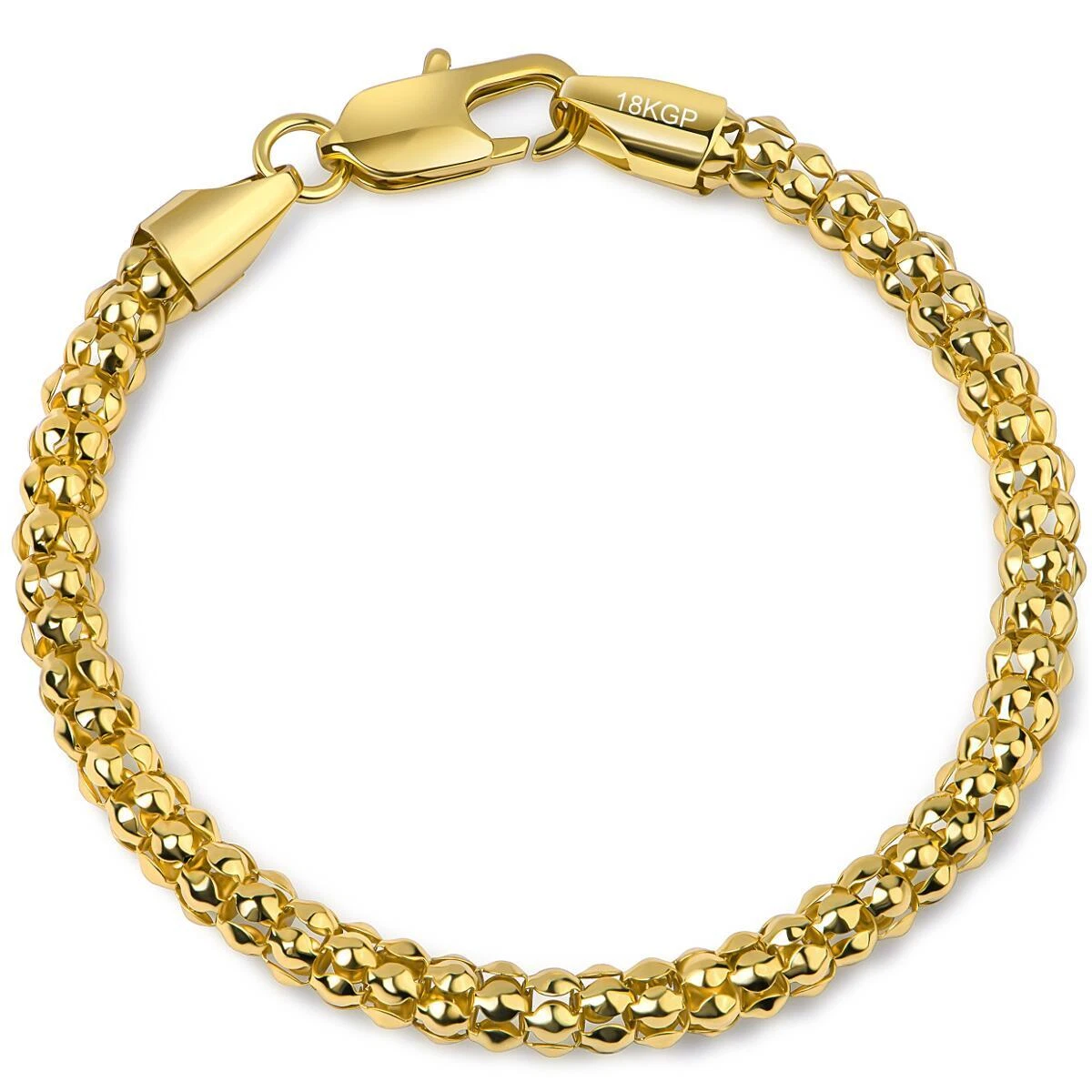 SISGEM Solid 18k Gold Celtic Chain Bracelet, Fine 18 India | Ubuy