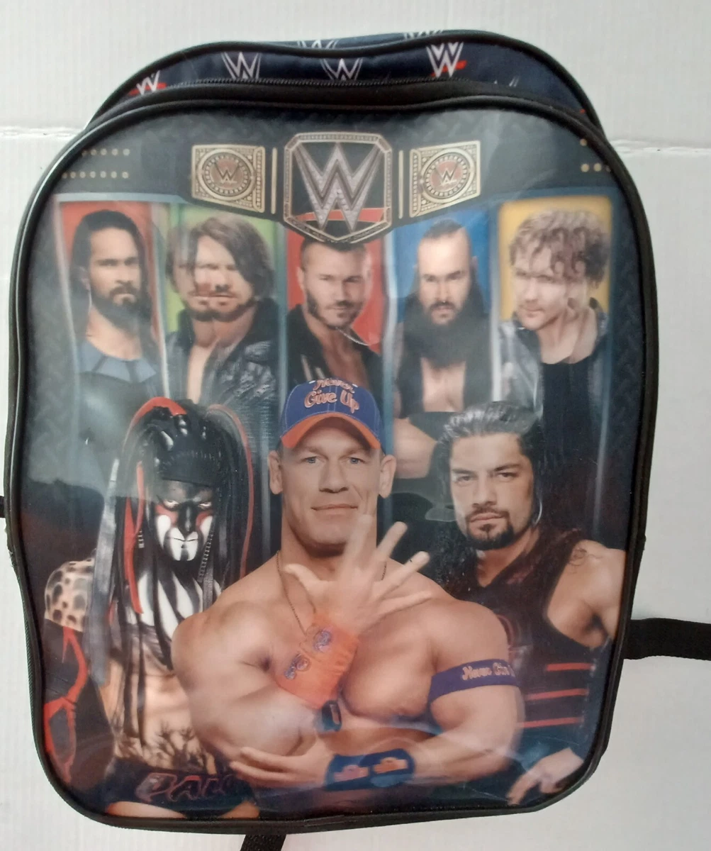 WWE John Cena Backpack Finn Balor Roman Reigns Seth Rollins School