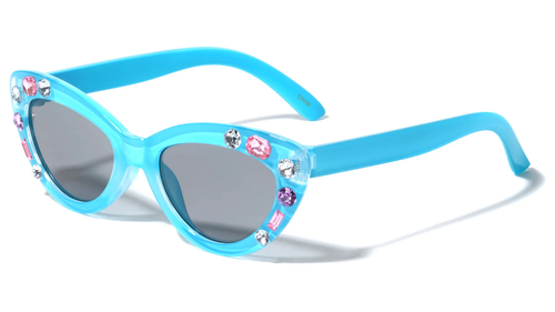 Kids Cat Eye Sunglasses with Rhinestone Accents (K844) *NEW* *FREE Ship* - Picture 5 of 7