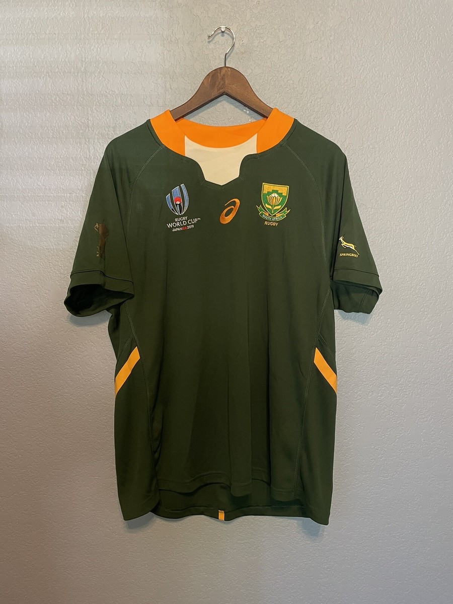 RWC2019 S/S RUGBY JERSEY Lサイズ 2019 SOUTH AFRICA Springboks ASICS RUGBY WORLD CUP JAPAN