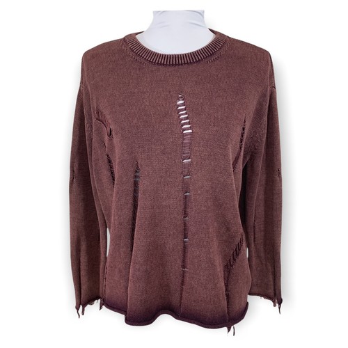 Umgee Distressed Ripped Long Sleeve 