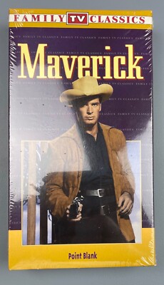 Maverick Point Blank VHS James Garner Brand New Factory Sealed Mike Connors 1957