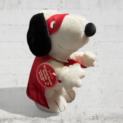 Hallmark Snoopy Kissing Bandit plush Peanuts Gang Stuffed Valentines Day #1225