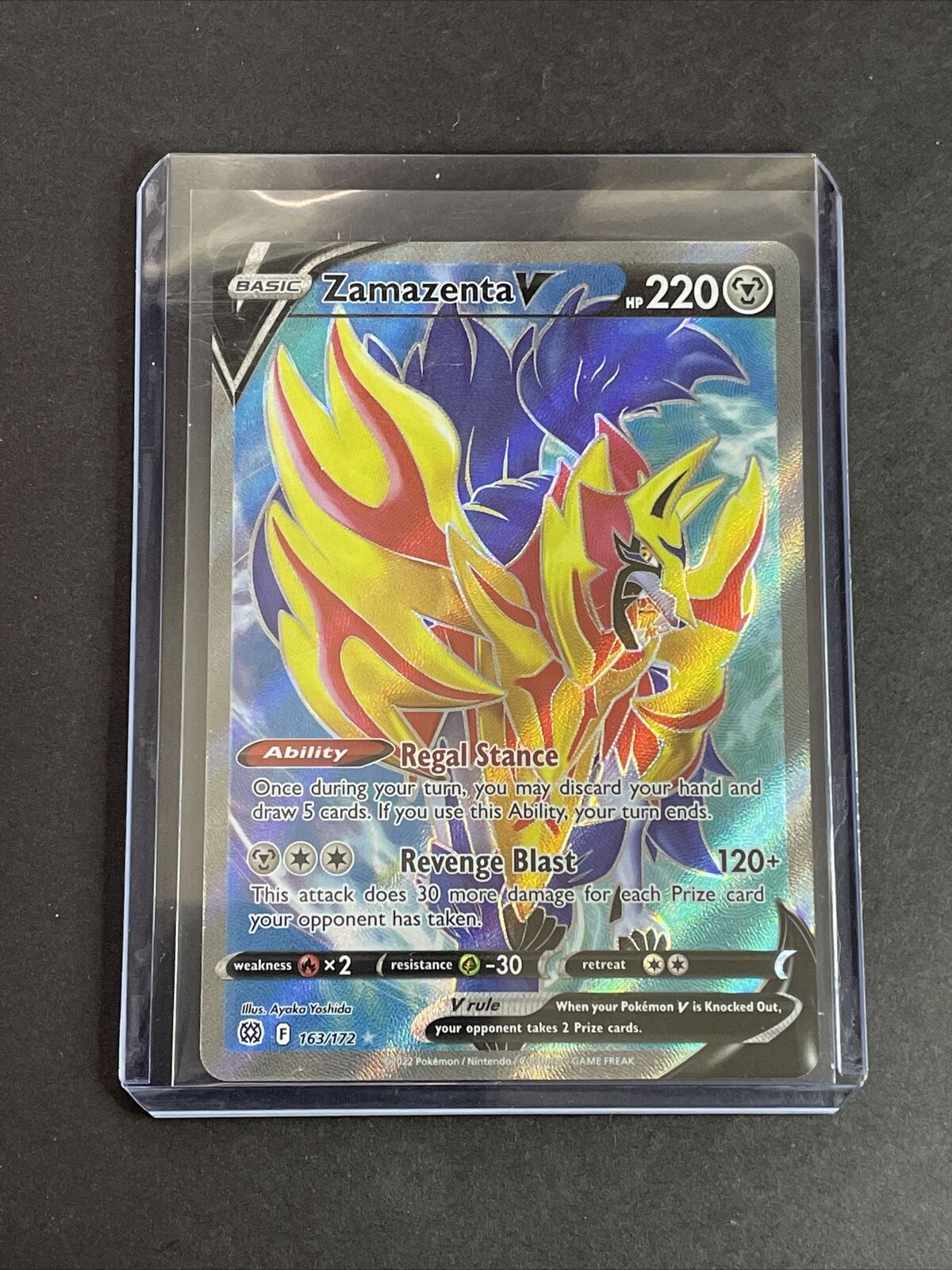 Zamazenta V 163/172 Full Art Ultra Rare Sword Shield Brilliant Stars  Pokemon Card TCG Authentic Original, Hobbies & Toys, Toys & Games on  Carousell