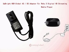 AC Adapter For Roku 3 Digital HD Media Streaming Media Player 4200 4200R W 4200X