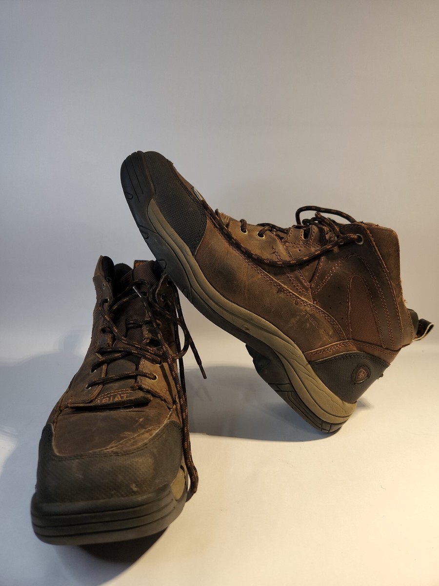 Ariat Steel Toe Terrain Mens Boots 13 D Waterproof Leather Hiking 10016379 Brown Ariat Men main image 2