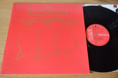 Schumann Rachmaninoff  Liszt Horowitz  Die Horowitz Konzerte 1978/79 LP RCA
