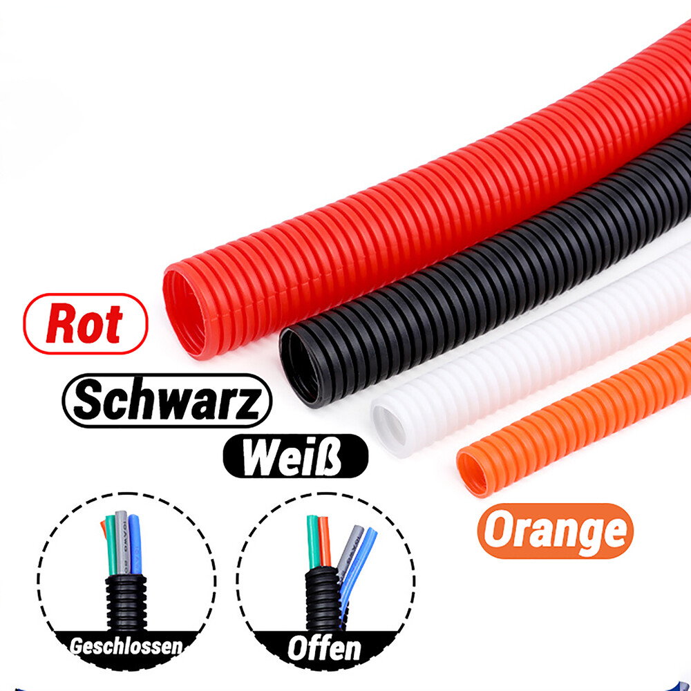 Meterware Kabel Marderschutz Wellrohr Wellrohr Uv Beständig Marder Wellrohr